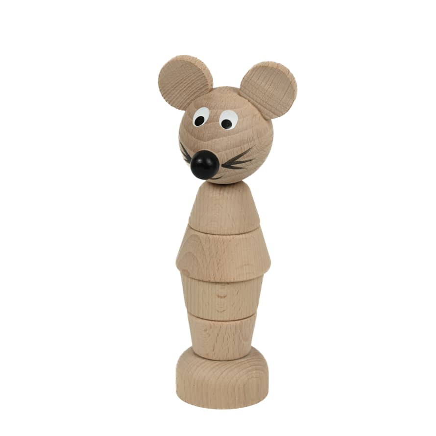 Wooden Stacking Toy / Mouse