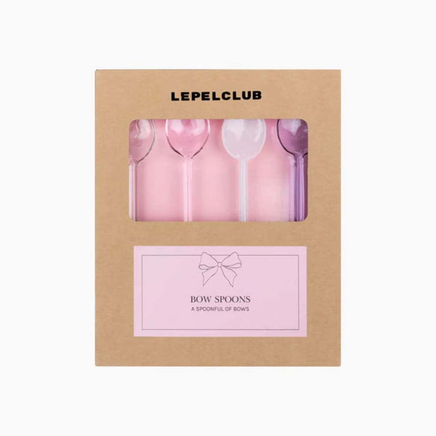 LEPELCLUB Bow Spoons Set Of Four