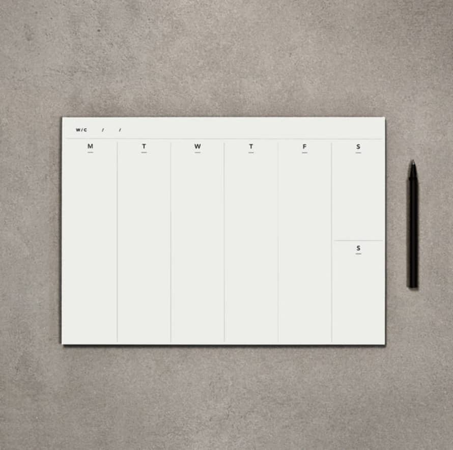 Matere - A4 Weekly Planner Pad | Planners | Stationery | Notepads