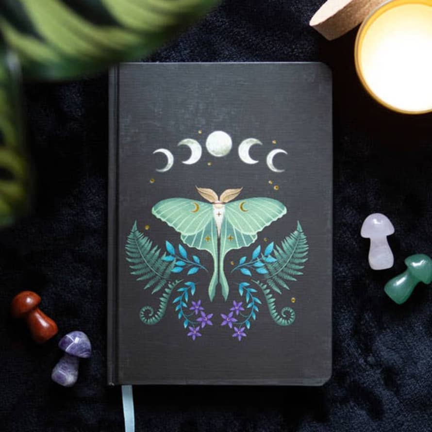 Bless Stories Luna Moth A5 Notebook