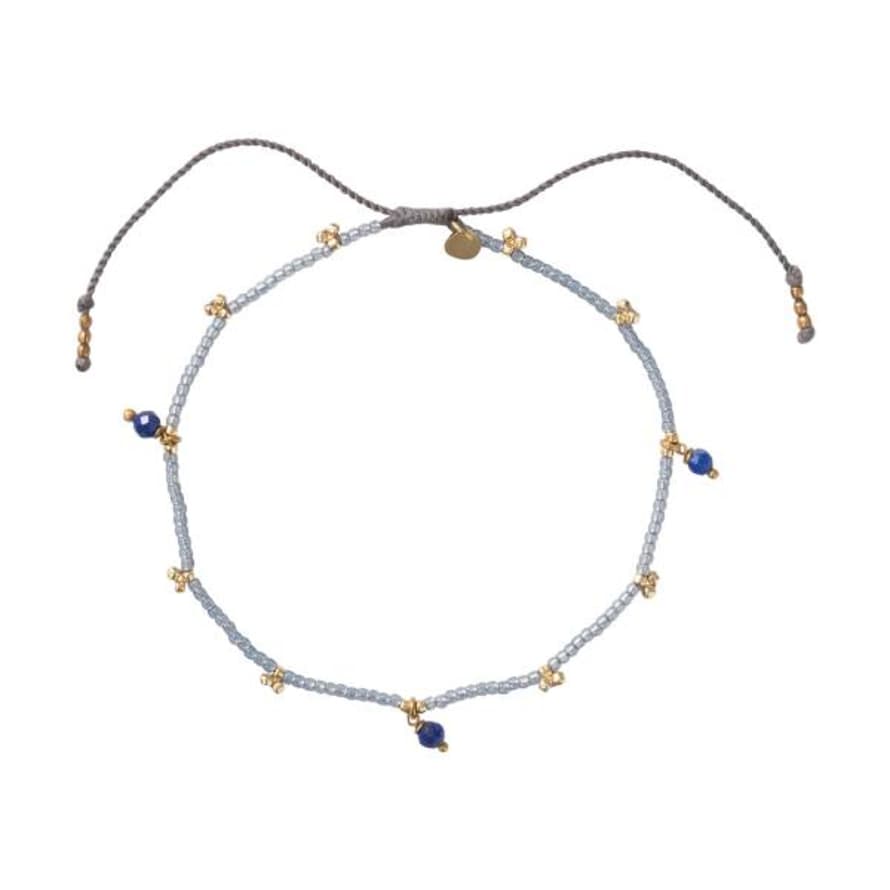 A Beautiful Story Anklet Spice - Lapis Lazuli