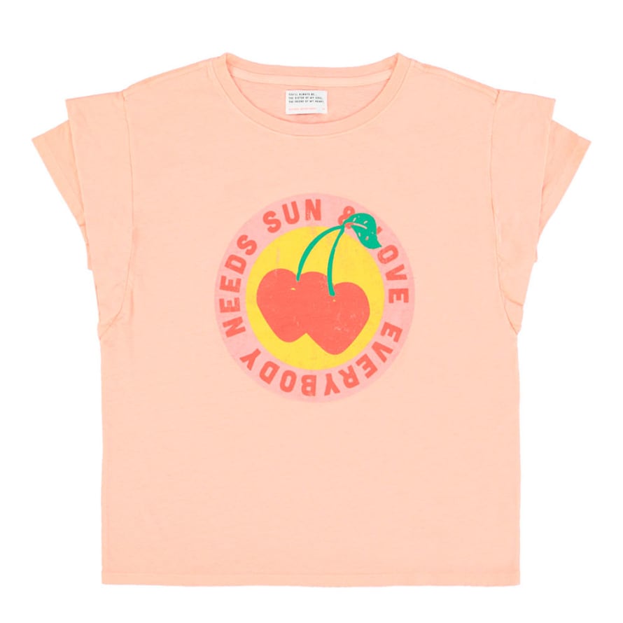 Sisters Department Camiseta de doble manga CHERRIES - pink 
