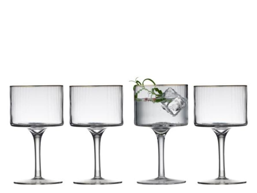 LYNGBY GLASS Gin & Tonic Glass Palermo - Set of 4 Glasses - 32cl