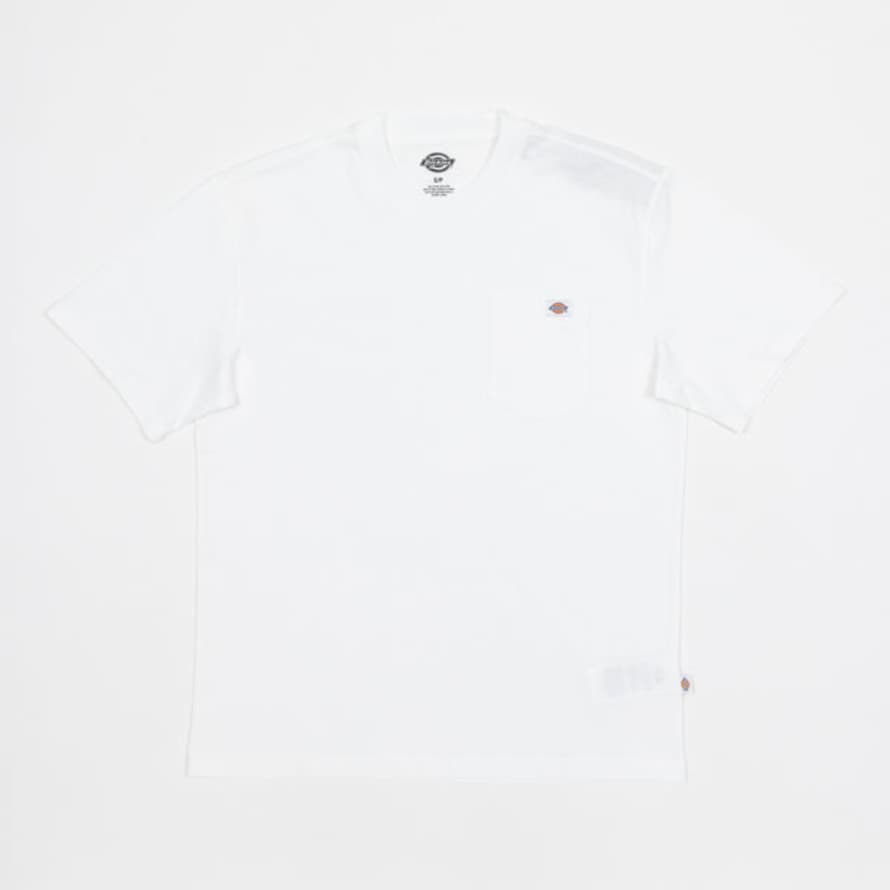 Dickies Luray Chest Pocket T-shirt In White