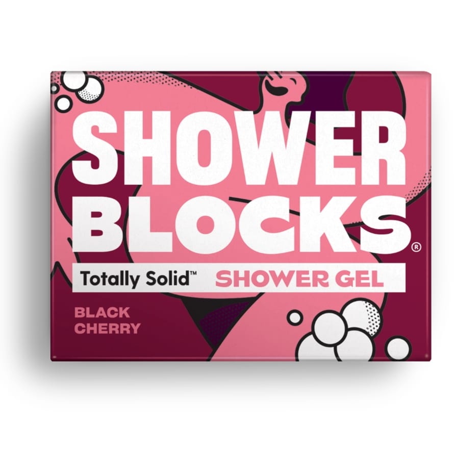 Showerblocks Solid Shower Gel - Black Cherry