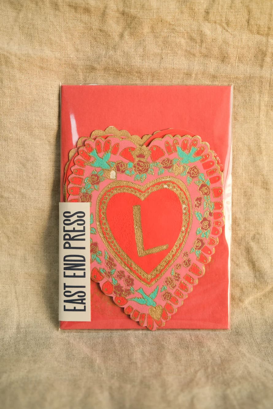 East End Press Love Heart Concertina Card