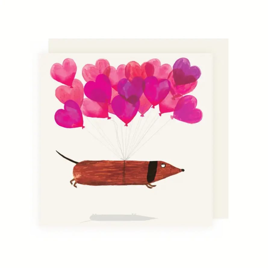 Charley Rabbit Publishing Love Sausage Dog Valentine's Card