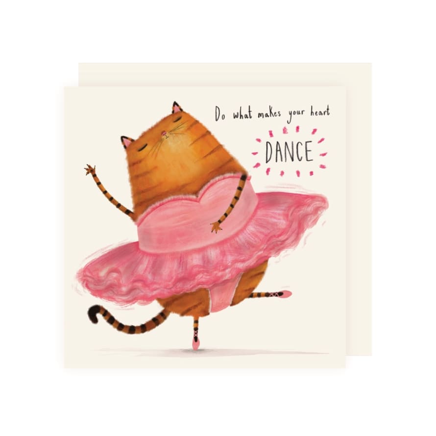 Charley Rabbit Publishing Do What Makes Your Heart Dance Greeting Card
