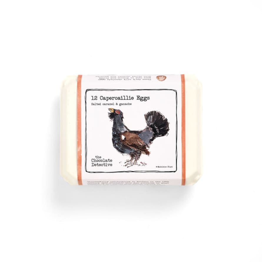 Gently Elephant The Chocolate Detective - 12 Capercaillie Egg 150g