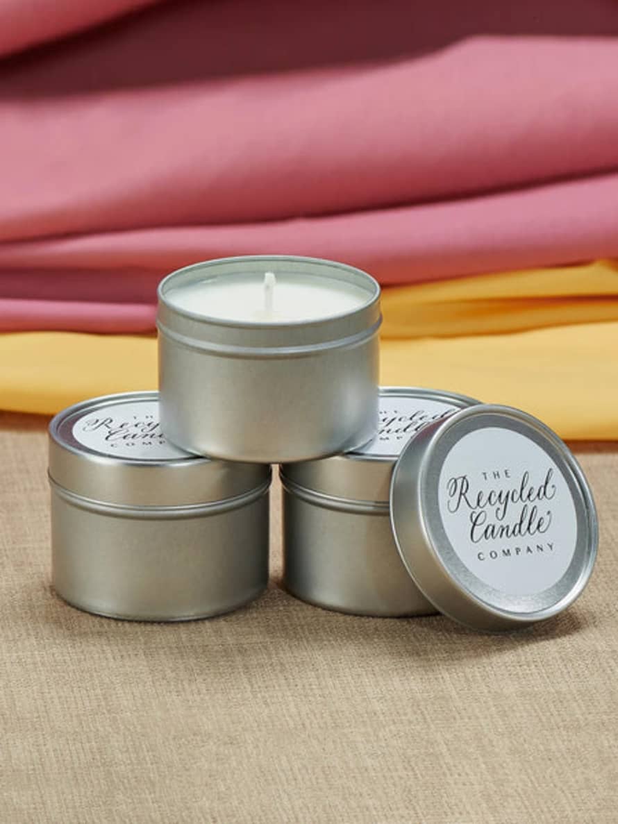 Recycled Candle Company Tinned Recycled Wax Candle - Rose & Oud