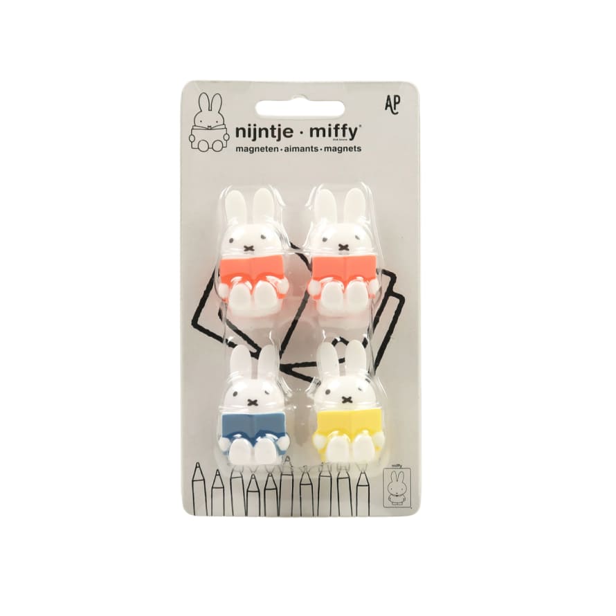 Miffy Miffy - Set of 4 Magnets - Coloured with Books