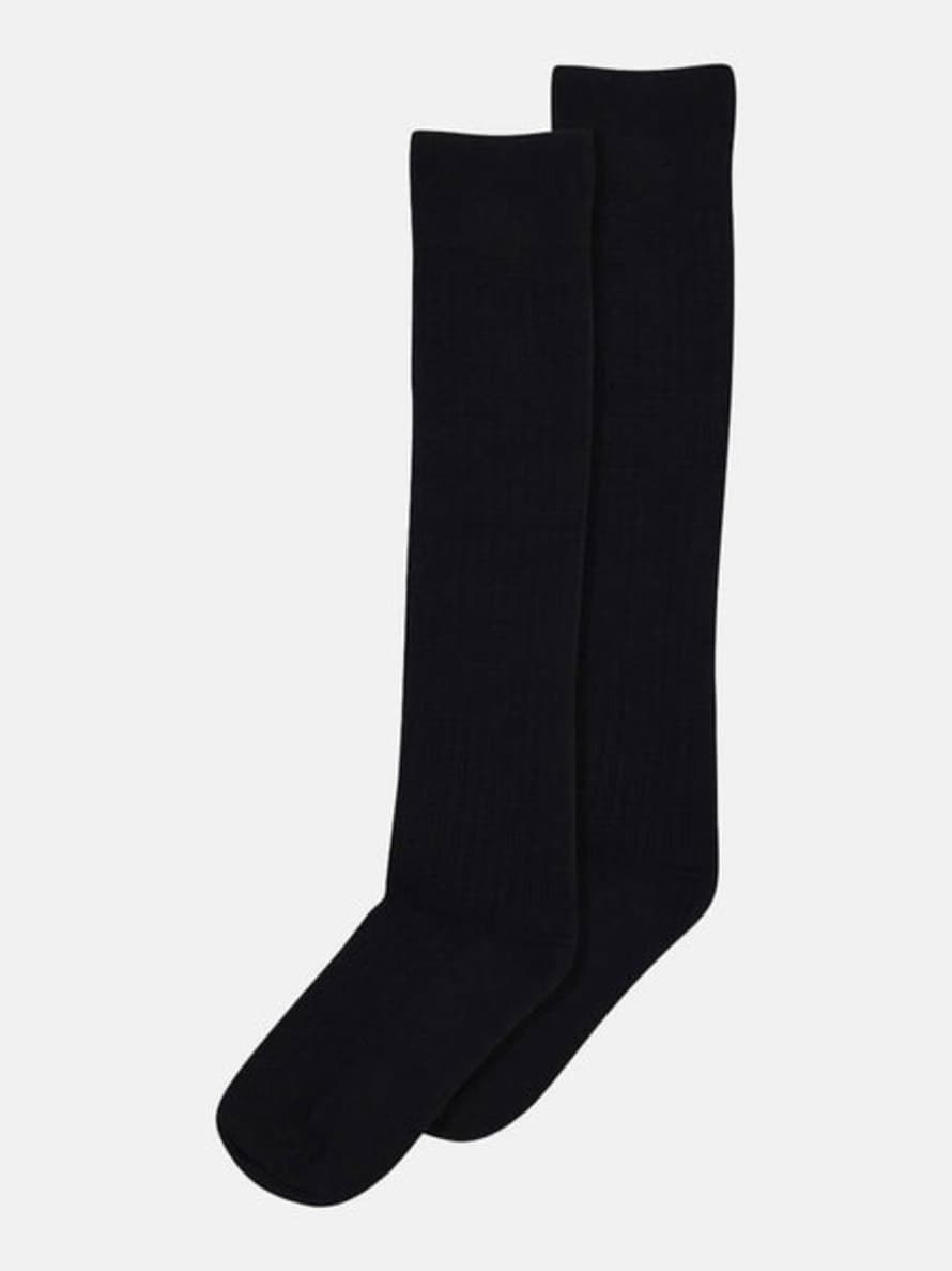 mp Denmark Inga Knee High Socks - Black