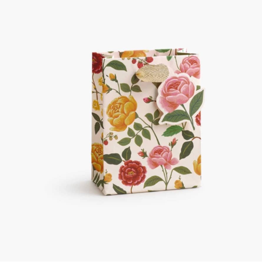 Rifle Paper Co. Roses Small Gift Bag