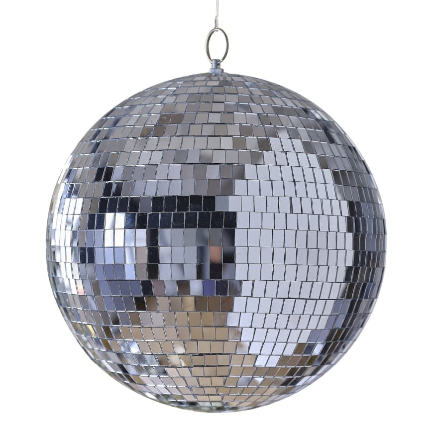 Ginger Ray Silver Disco Ball Hanging Decoration - Large