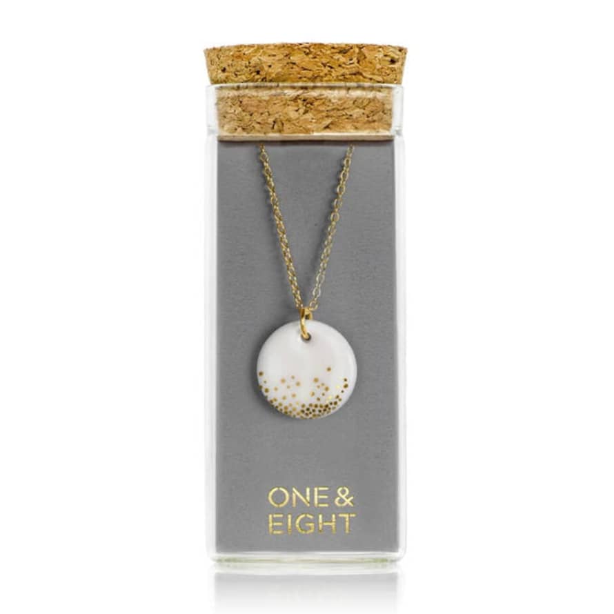 One & Eight Gold Mist Necklace