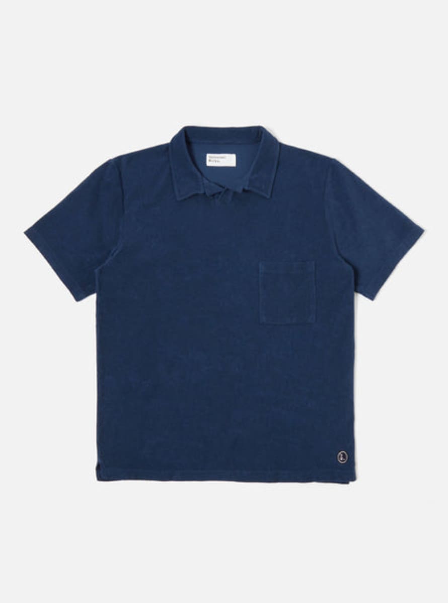 Universal Works Vacation Polo Shirt - Navy