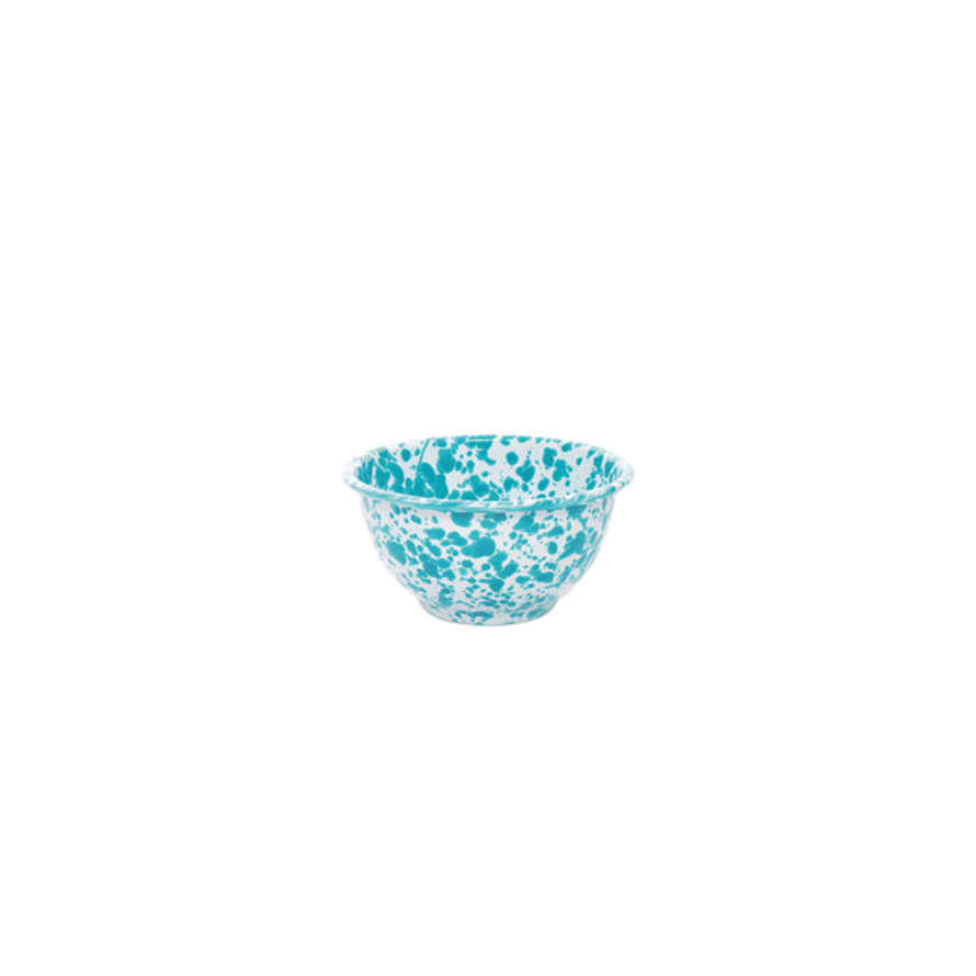 Crow Canyon Home Small Splatter Bowl - Turquoise
