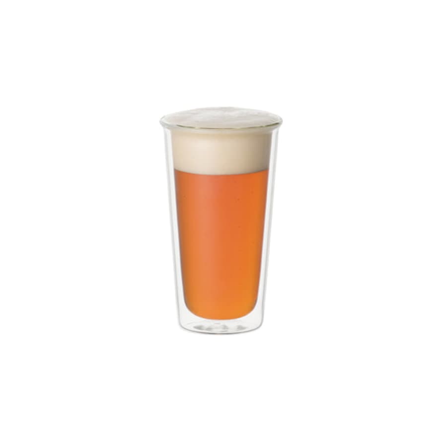 Kinto Cast Double Wall Beer Glass (340ml)