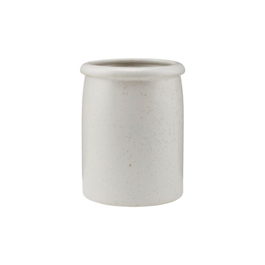House Doctor Pion Jar In Grey/white
