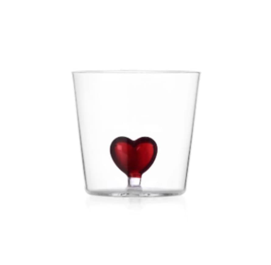 Ichendorf Milano bicchiere cuore rosso