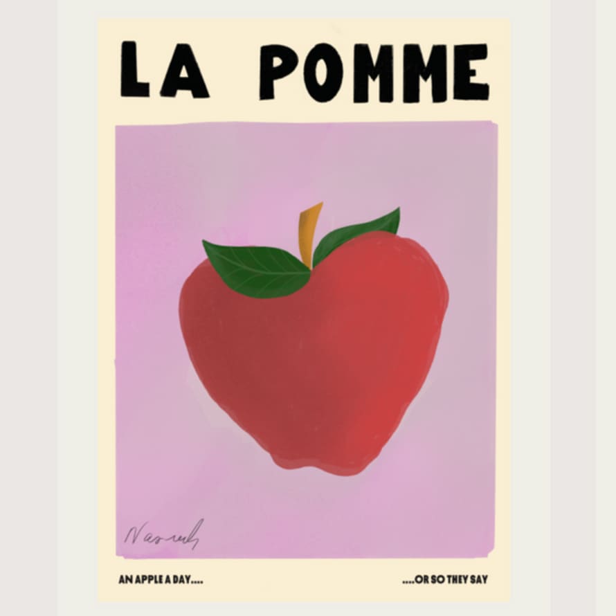 Natalia Bagniewska 'la Pomme' A3 Print