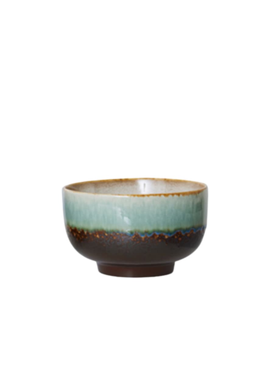 HK Living 70's Ceramics Noodle Bowl In Geyser From