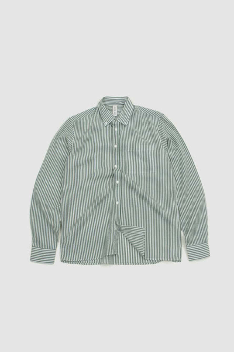 Another Aspect Another Shirt 1.0 Evergreen/white Stripe