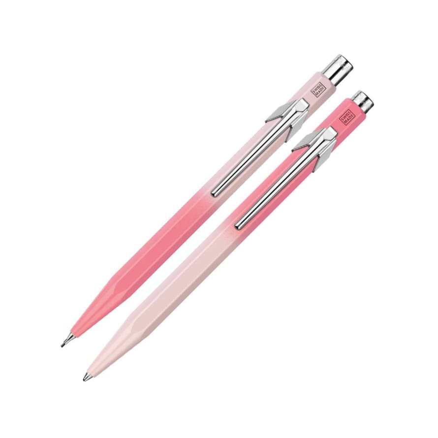 Caran d'Ache 849 Ballpoint Pen and Mechanical Pencil Set - Blossom