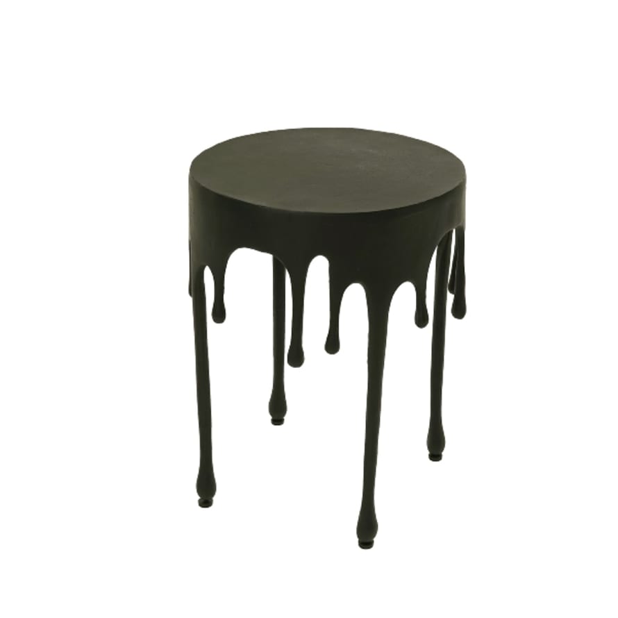 Werner Voss Black Drip Dali Side Table