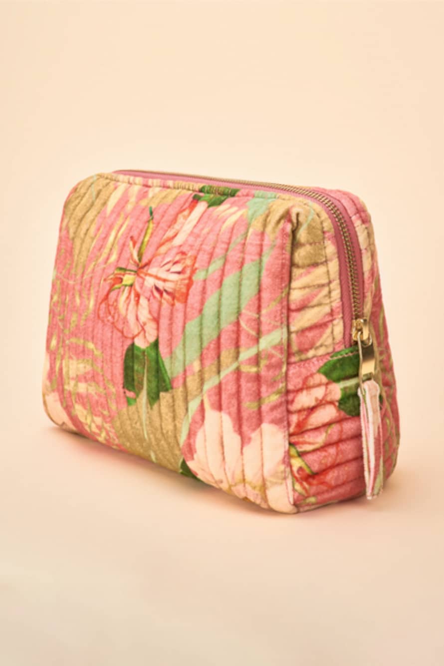 Powder Qwb4 Quilted Washbag - Delicate Tropical - Candy
