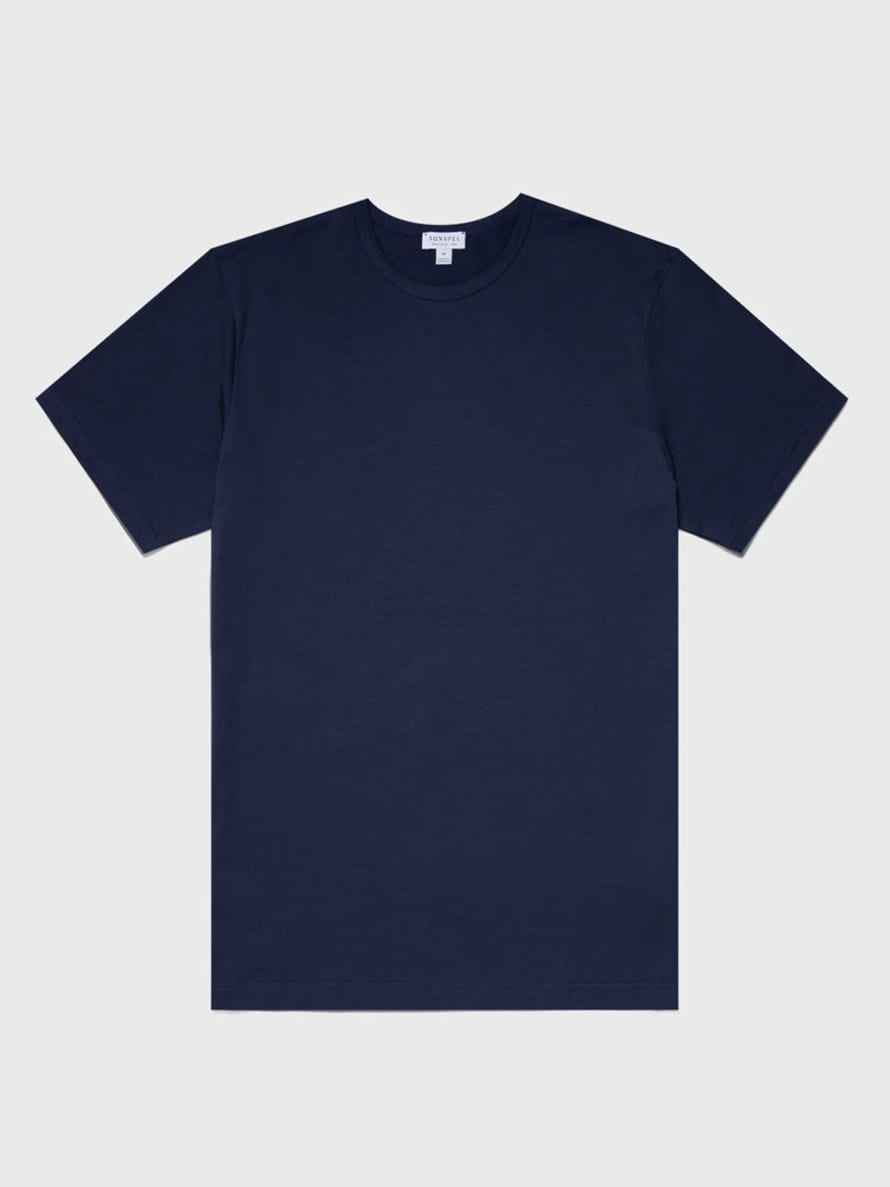 Sunspel Classic T-shirt In Navy