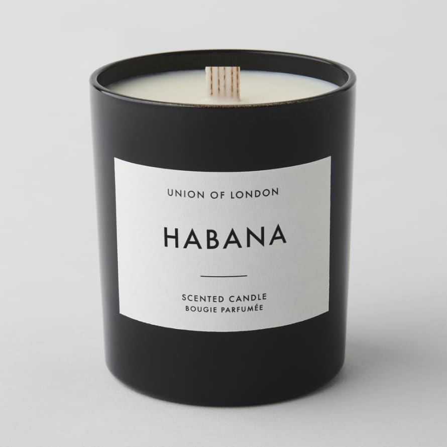 Union Of London Habana Large Black Candle 