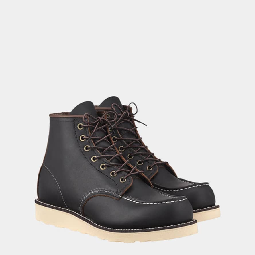 Red Wing Shoes 6" Moc Toe Boot - Black
