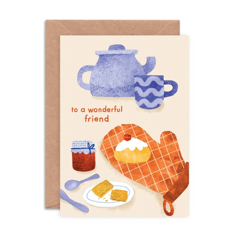 Emily Nash Illustration Wonderful Friend Greeting Card
