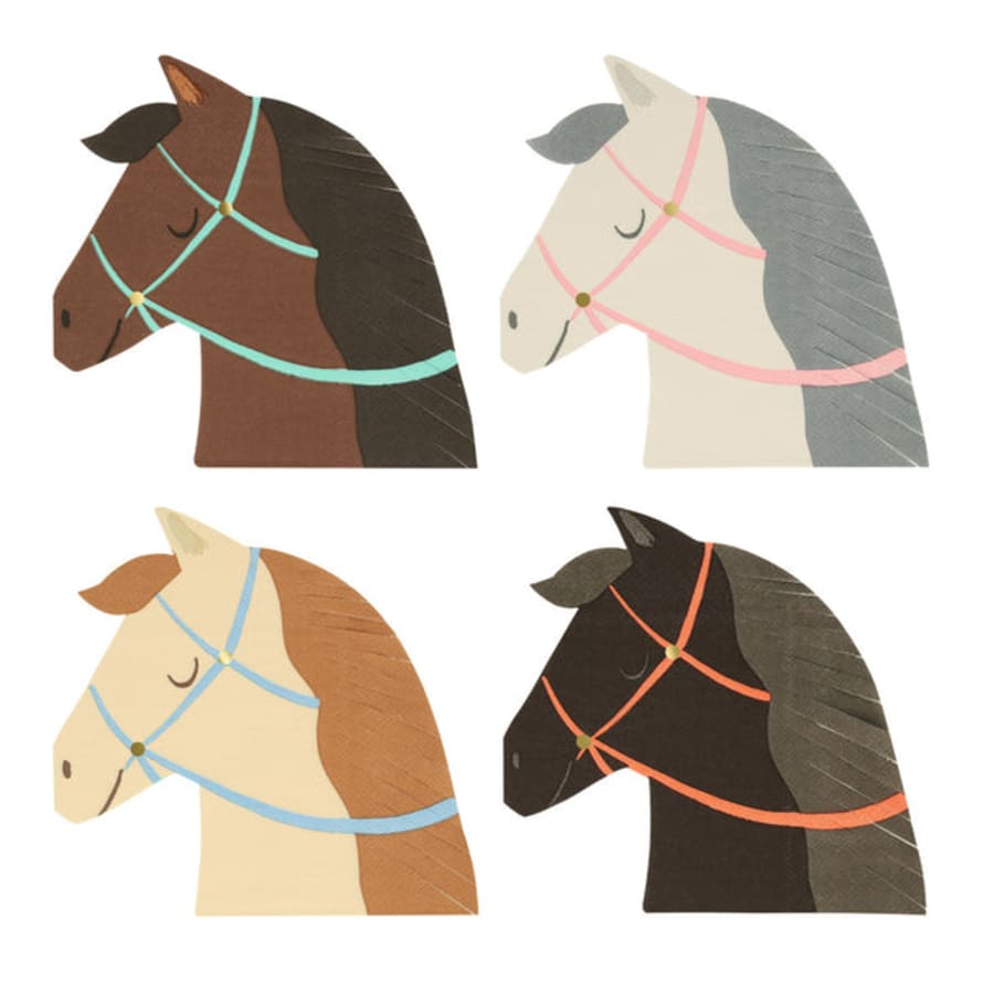 Meri Meri Horse Napkins (x 16)