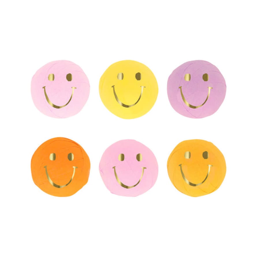Meri Meri Happy Face Icons Surprise Balls (x 6)