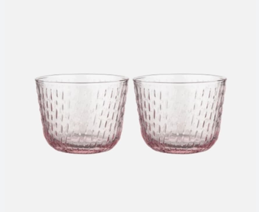 Marimekko bicchieri set da 2pz pink linea Syksy 2dl