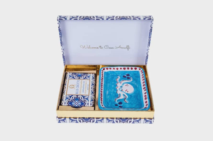 Casa Amalfi Blue Grotto Soap Gift Box Set