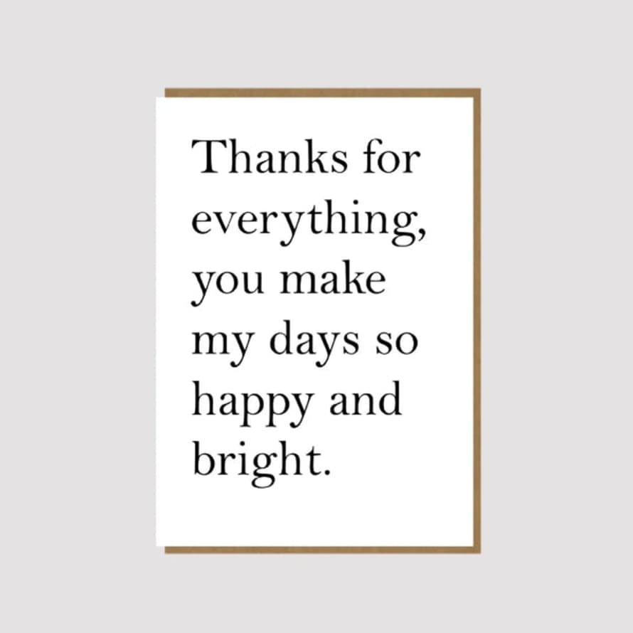 Happydashery Happy And Bright Card