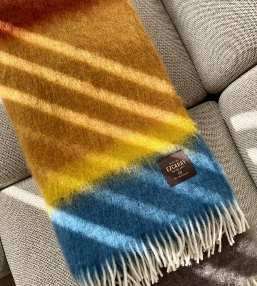 Ezcaray Multicolor Mohair Blanket Matisse #30