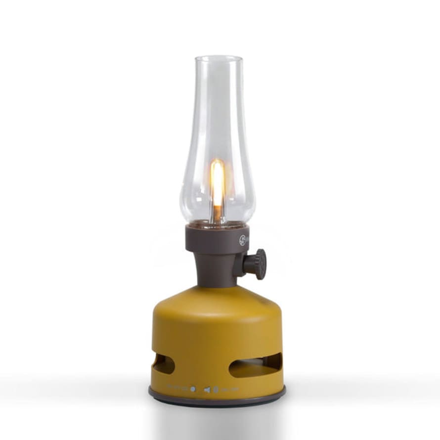 KOOKOO EU Kookoo Morimori - Design Lamp With Loudspeaker: Corn-gold