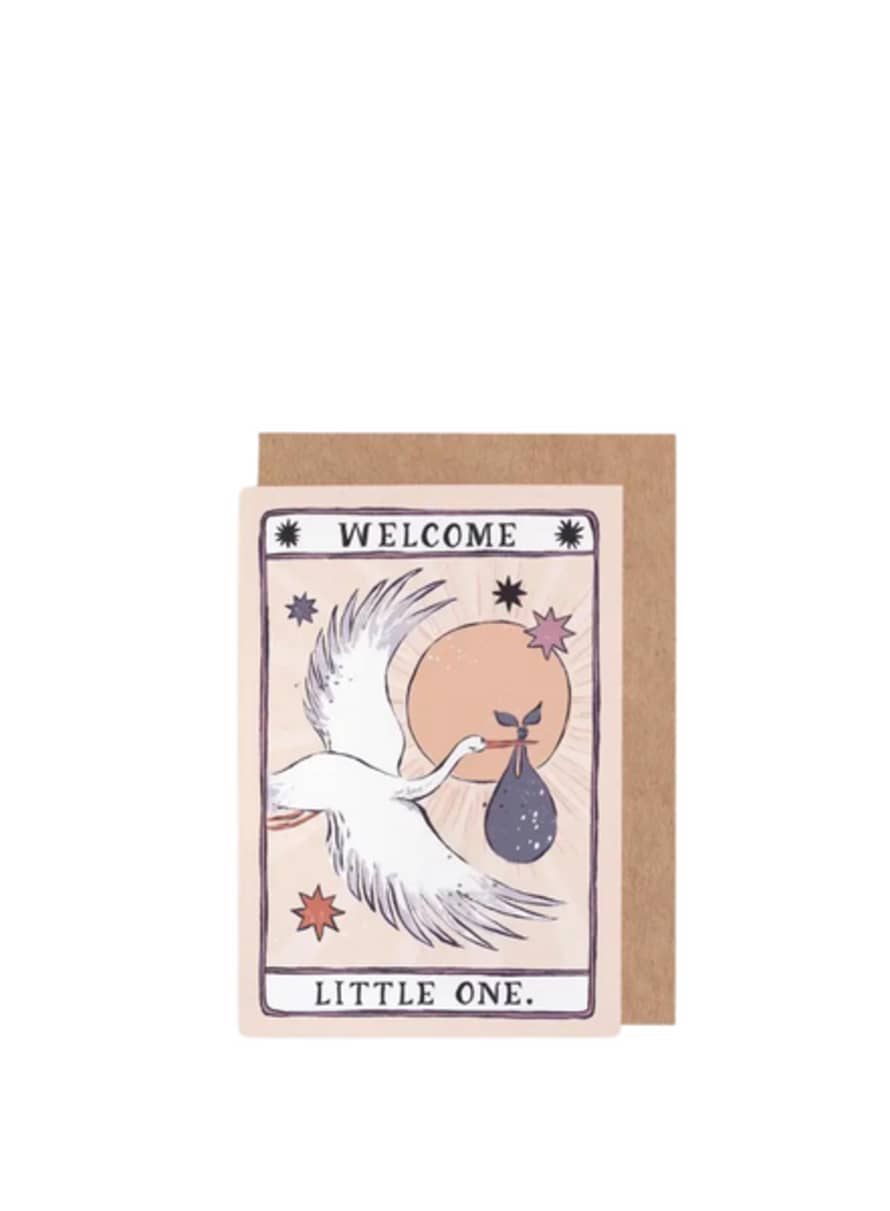 Sister Paper Co Stork New Baby Card