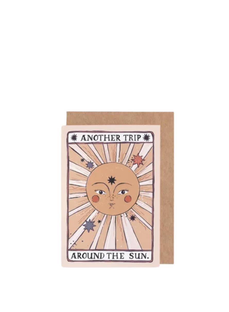Sister Paper Co Tarot Sun Birthday Card