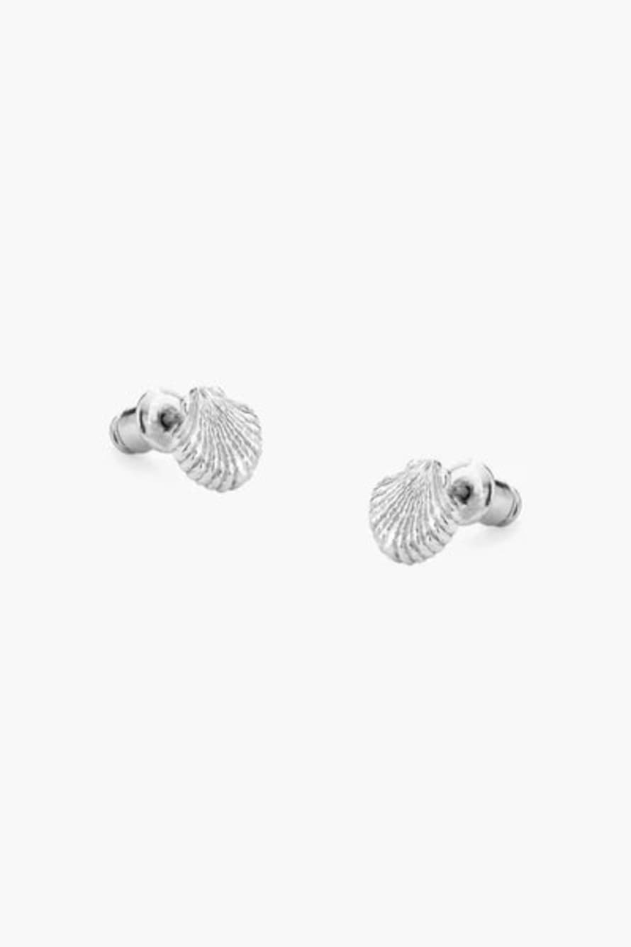 Tutti & Co Ea608s Shell Earrings Silver