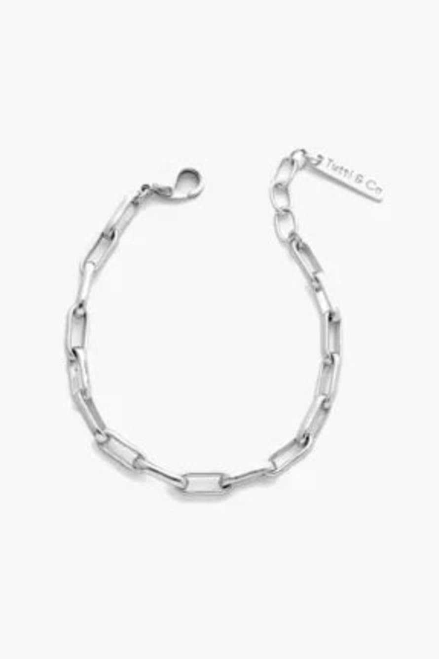 Tutti & Co Br645s Raise Bracelet Silver