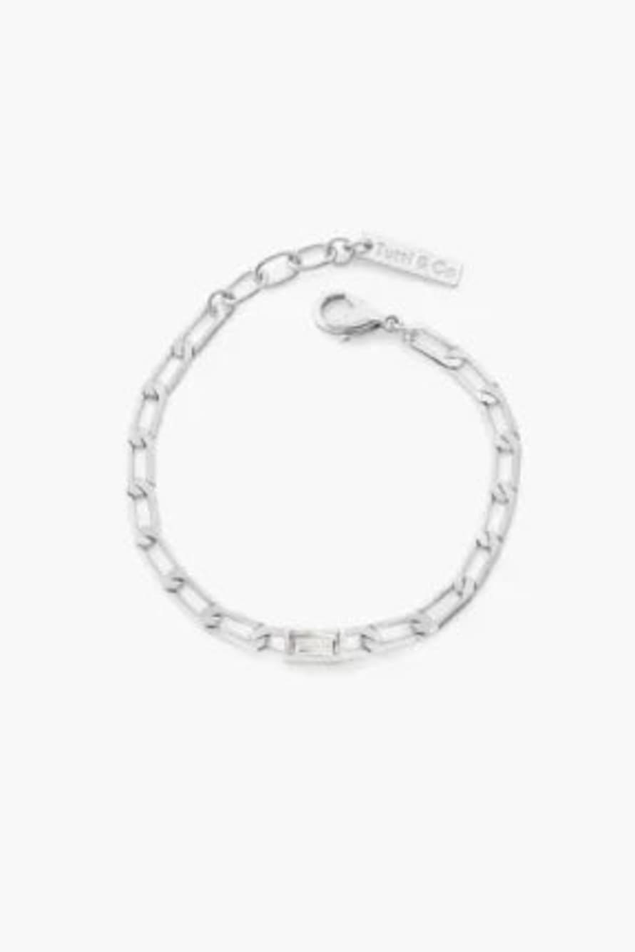 Tutti & Co Br635s Gleam Bracelet Silver