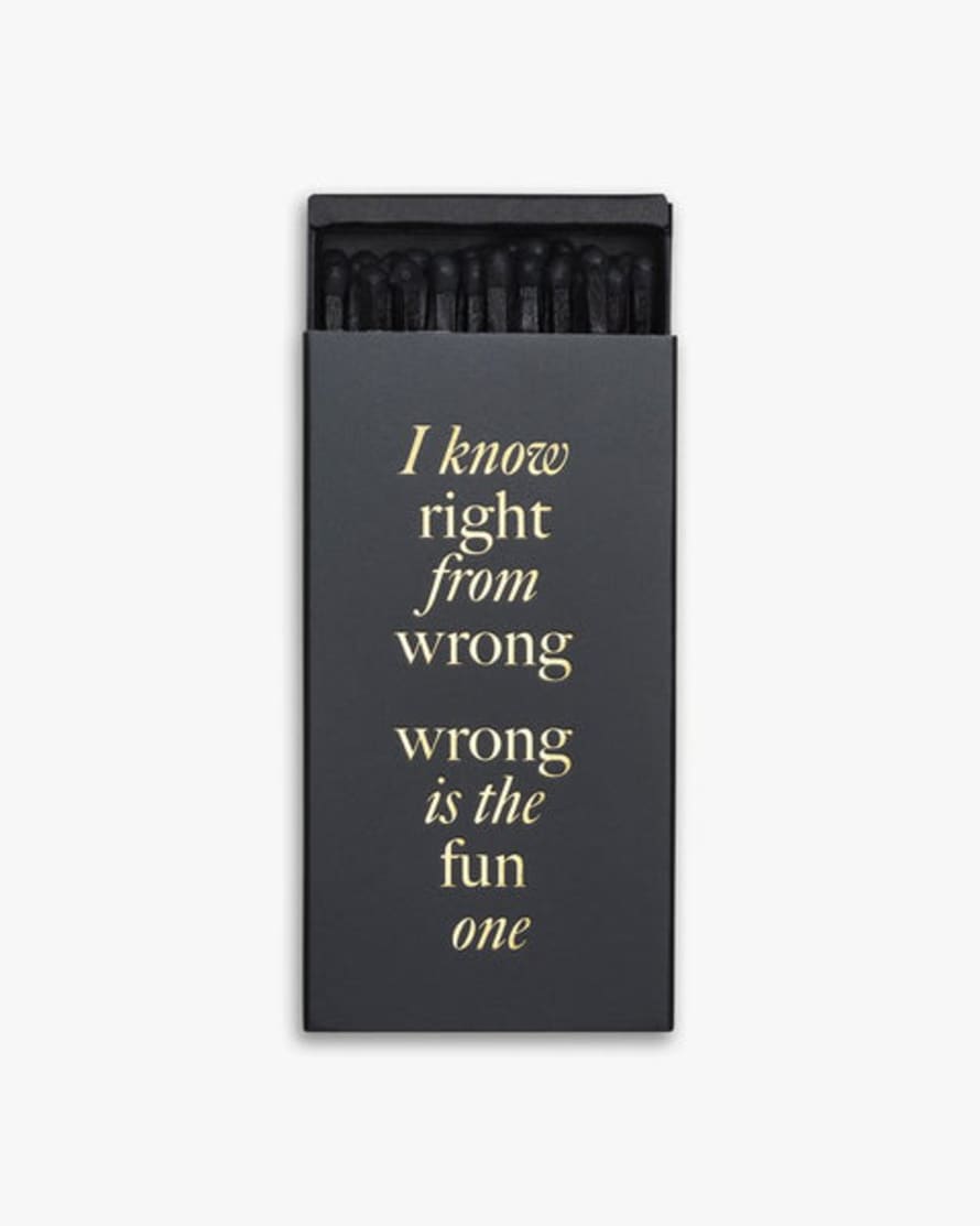 Spoiled Life Cardsome Matches - Right From Wrong