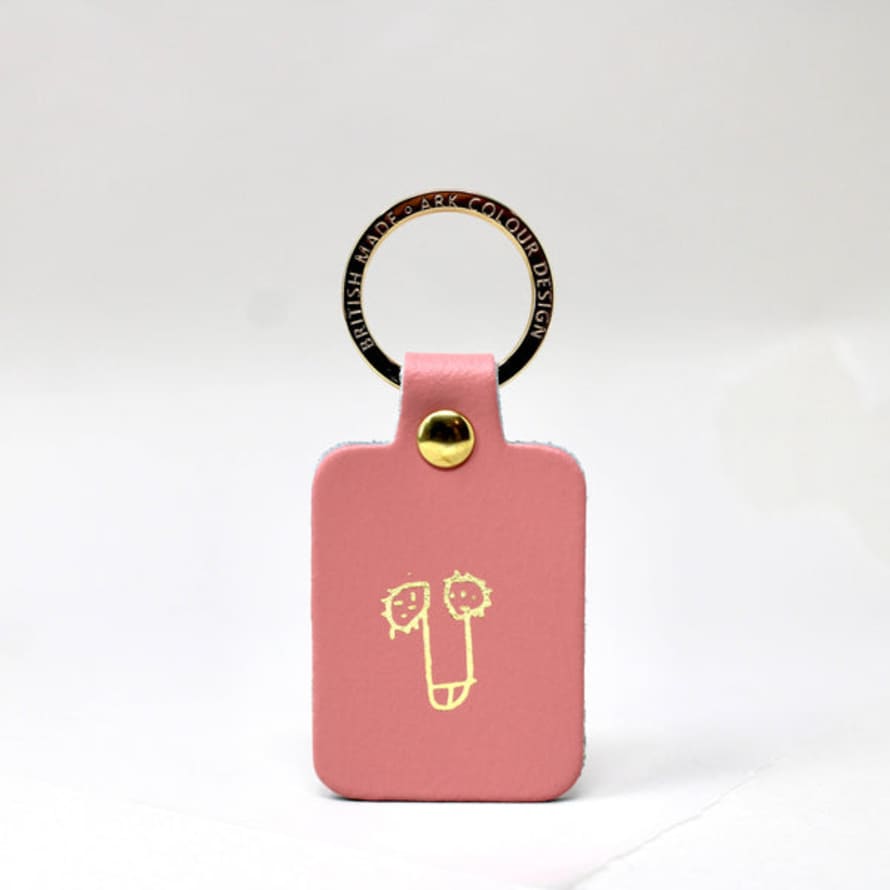 Ark Colour Design Willy Keyring: Pale Pink