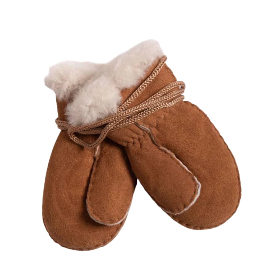 Baa Baby Sheepskin Puddy Mittens with Thumbs SMALL