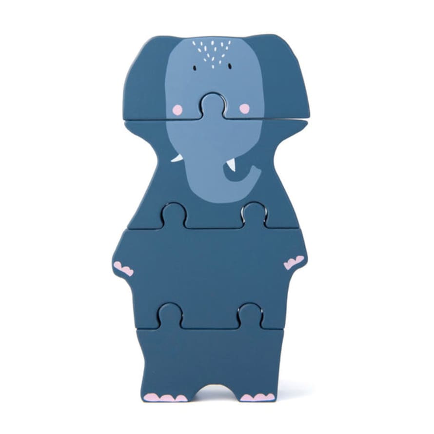 Trixie Holzpuzzle - Mrs. Elephant